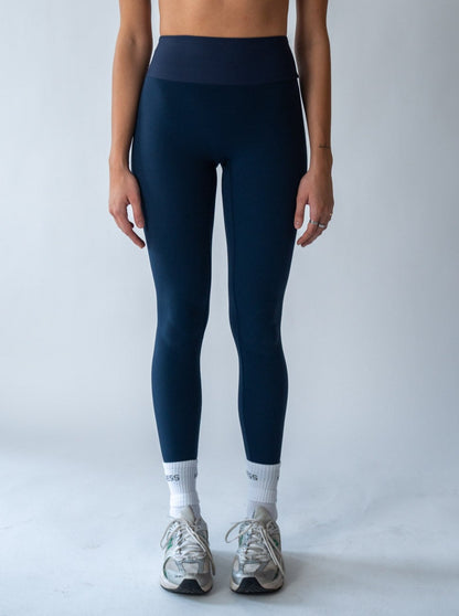 Legging Harmonie taille haute - Bleu infini