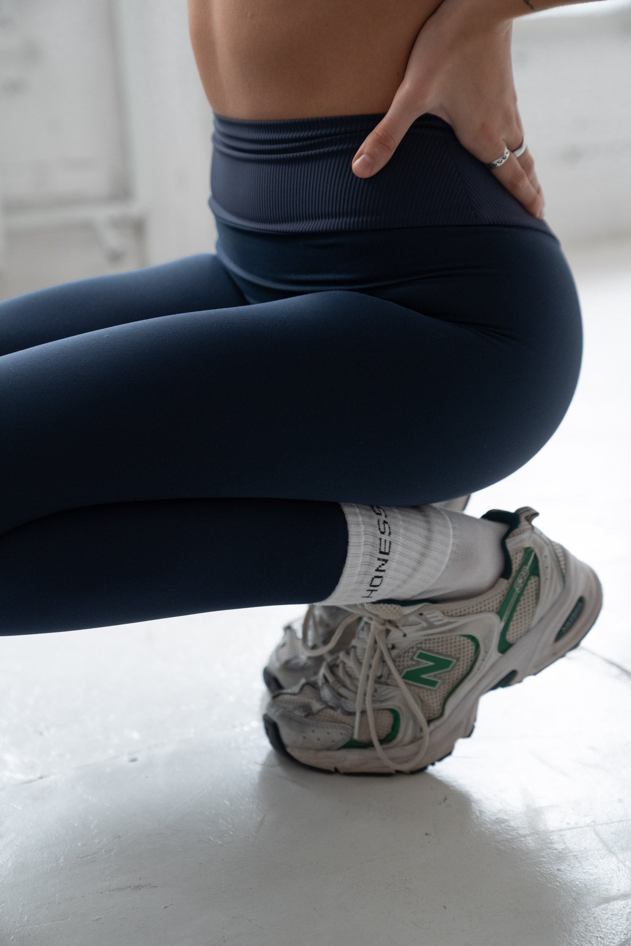 Legging Harmonie taille haute - Bleu infini