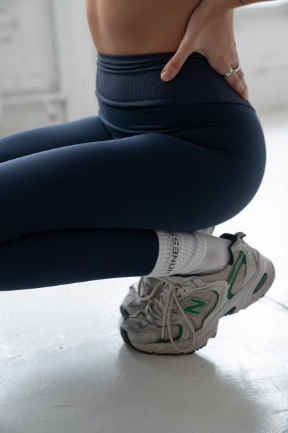 Legging Harmonie taille haute - Bleu infini